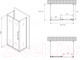 Миниатюра изображения товара Душевой уголок Abber Schwarzer Diamant AG30150MH-S70M-S70M