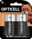 Миниатюра изображения товара Комплект батареек Opticell Basic D 5051005 (2шт)