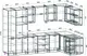 Миниатюра изображения товара Кухонный гарнитур Interline Мила 1.88x3.2 правая (серебро/дуб веллингтон/белый гранит)