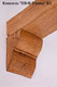 Миниатюра изображения товара Декоративный элемент ПКФ Уникс К1 Консоль (110x90, орех)