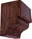 Миниатюра изображения товара Декоративный элемент ПКФ Уникс КМ12 Консоль (65x120, темный дуб)