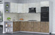 Миниатюра изображения товара Кухонный гарнитур Интерлиния Мила Лайт 1.68x2.8 левая (бетон лайт/дуб веллингтон/опал светлый)