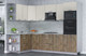 Миниатюра изображения товара Кухонный гарнитур Интерлиния Мила Лайт 1.68x2.8 левая (персидский жемчуг/дуб веллингтон/серый каспий)