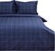 Миниатюра изображения товара Комплект постельного белья Этель Cage Евро / 10060131 (темно-синий)