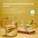 Миниатюра изображения товара Чайный набор Makkua Ribbed Glassware RT1200 + RC300 (2шт)