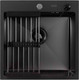 Миниатюра изображения товара Мойка кухонная Arfeka Eco AR 50x50 + CL AR + DS AR (Black Decor PVD Nano, с дозатором и коландером)