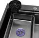 Миниатюра изображения товара Мойка кухонная со смесителем Arfeka Eco AR PVD Nano 68x45 (черный)