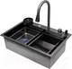 Миниатюра изображения товара Мойка кухонная со смесителем Arfeka Eco AR PVD Nano 68x45 (черный)
