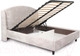 Миниатюра изображения товара Полуторная кровать Мебельград Севилья с подъемным ортопедическим основанием 140x200 (тиффани бежевый)