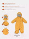 Миниатюра изображения товара Комбинезон прогулочный детский MOWbaby Alaska / 162-86 (Ochre)
