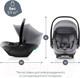 Миниатюра изображения товара Автокресло Britax Romer Baby-Safe Core (frost grey)