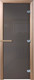 Миниатюра изображения товара Стеклянная дверь для бани/сауны Doorwood Сумерки 180x70 (графит, коробка хвоя)