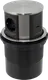 Миниатюра изображения товара Блок розеточный AKS Nova Tor USB выдвижной (3 розетки, сталь)