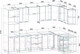 Миниатюра изображения товара Кухонный гарнитур Интерлиния Мила Лайт 1.88x3.0 правая (персидский жемчуг/бетон портленд/серый каспий)