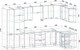 Миниатюра изображения товара Кухонный гарнитур Интерлиния Мила Лайт 1.88x3.4 правая (бетон лайт/антрацит/опал светлый)