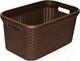 Миниатюра изображения товара Корзина для белья Violet Ротанг / 263201 (32л, коричневый)