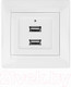 Миниатюра изображения товара Розетка TDM Лама SQ1815-0041 (белый)