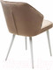Миниатюра изображения товара Стул M-City Seattle-V / 461MC05516 (бежевый велюр/белый)