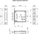 Миниатюра изображения товара Замок врезной Симеко БИФ-0009x3-ЛК (б/п)
