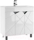 Миниатюра изображения товара Тумба под умывальник Домино Absolute 80 Vector без ящика / DV6604T