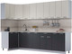 Миниатюра изображения товара Кухонный гарнитур Интерлиния Мила Лайт 1.2x3.0 (персидский жемчуг/антрацит/травертин серый)