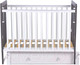Миниатюра изображения товара Детская кроватка Фея 328-01 / 0003162-19 (белый/графит)