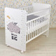 Миниатюра изображения товара Детская кроватка Фея Спящий мишка 702 / 0002757.9.17 (белый)