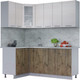 Миниатюра изображения товара Кухонный гарнитур Интерлиния Мила 12x19 (вудлайн кремовый/дуб веллингтон/серый каспий)