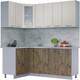 Миниатюра изображения товара Кухонный гарнитур Интерлиния Мила 12x19 (персидский жемчуг/дуб веллингтон/серый каспий)