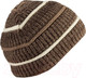 Миниатюра изображения товара Шапка Isee W5-136 (р.52-56, коричневый/бежевый)