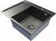 Миниатюра изображения товара Мойка кухонная Mixline Pro 552929 (черный графит, с сифоном)
