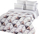 Миниатюра изображения товара Комплект постельного белья Milanika Графика Семейный (поплин)