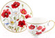 Миниатюра изображения товара Чашка с блюдцем Elan Gallery Маки / 420458 