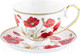 Миниатюра изображения товара Чашка с блюдцем Elan Gallery Маки / 420458 