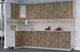Миниатюра изображения товара Кухонный гарнитур Интерлиния Мила 12x30 (дуб веллингтон/дуб веллингтон/травертин серый)