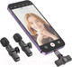 Миниатюра изображения товара Микрофон Borofone BFK12 iPhone/Type-C (черный)