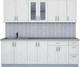 Миниатюра изображения товара Кухонный гарнитур Интерлиния Мила Крафт 2.3Б (дуб полярный)