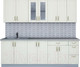 Миниатюра изображения товара Кухонный гарнитур Интерлиния Мила Крафт 2.3Б (дуб снежный)