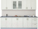 Миниатюра изображения товара Кухонный гарнитур Интерлиния Мила Крафт 2.6А (дуб снежный)