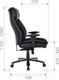 Миниатюра изображения товара Кресло офисное Chairman CH414 (экокожа ткань черный)