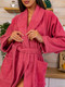 Миниатюра изображения товара Халат Minteks Махровый ТВ04-11 (р.48, малиновый)