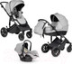 Миниатюра изображения товара Детская универсальная коляска Farfello Molly Trio 3 в 1 (Light Grey)