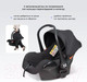 Миниатюра изображения товара Детская универсальная коляска Farfello Molly Trio 3 в 1 (Total Black)