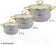 Миниатюра изображения товара Набор кастрюль Lenardi Miguel 776-024