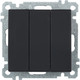 Миниатюра изображения товара Выключатель Mutlusan 2100-409-0184 (черный матовый)
