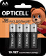 Миниатюра изображения товара Комплект батареек Opticell AA (4шт)