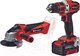 Миниатюра изображения товара Набор электроинструмента Einhell TC-AG 18/115 Li + TE-CD 18/40 Li (4257240)