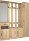 Миниатюра изображения товара Секция в прихожую МДК СПР3 380x1600x2020 (дуб сонома)