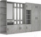Миниатюра изображения товара Секция в прихожую МДК СПР4 380x2800x2020 (цемент светлый)