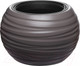 Миниатюра изображения товара Кашпо Эльфпласт Luna D435 / ЕР633 (серый/коричневый)